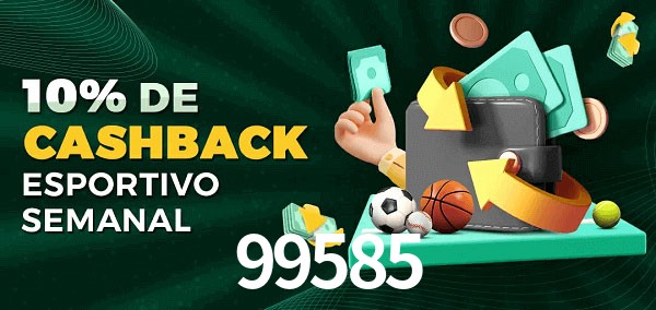 10% de bônus de cashback na 99585